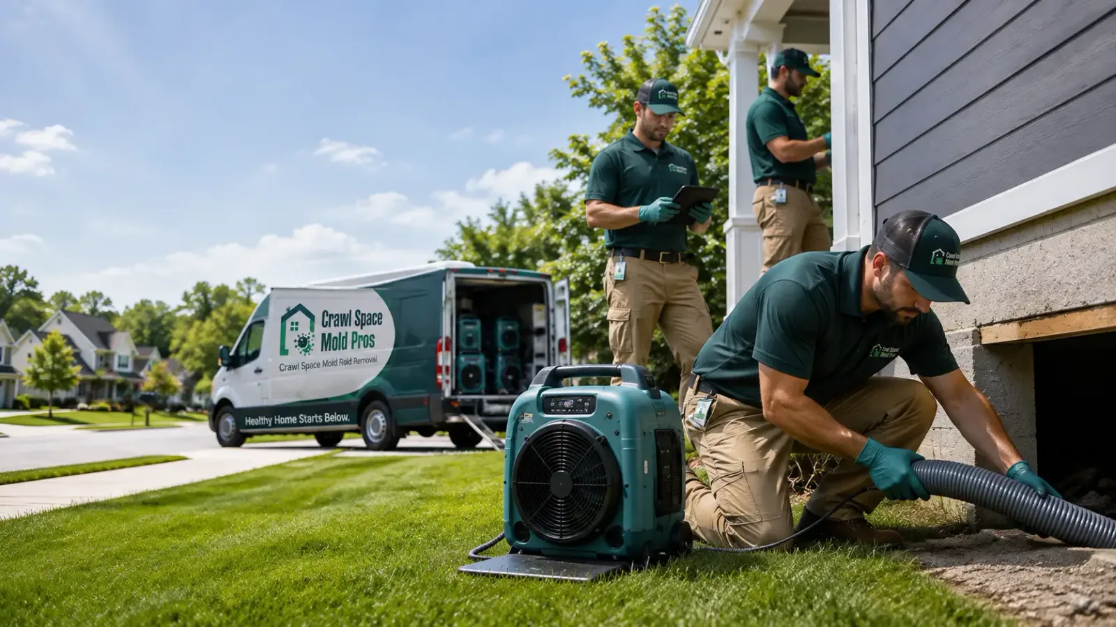 Crawl Space Mold Removal in Moses Lake, WA